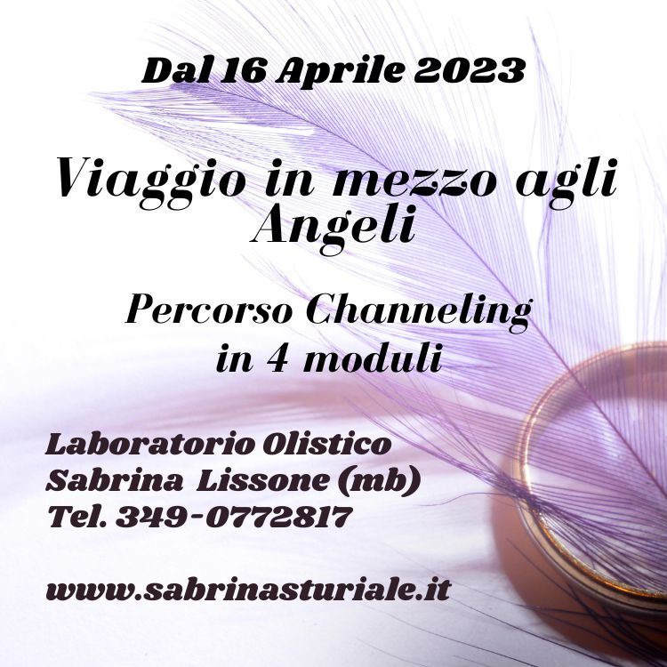 Viaggio in mezzo agli Angeli - Percorso Channelling 1° Livello