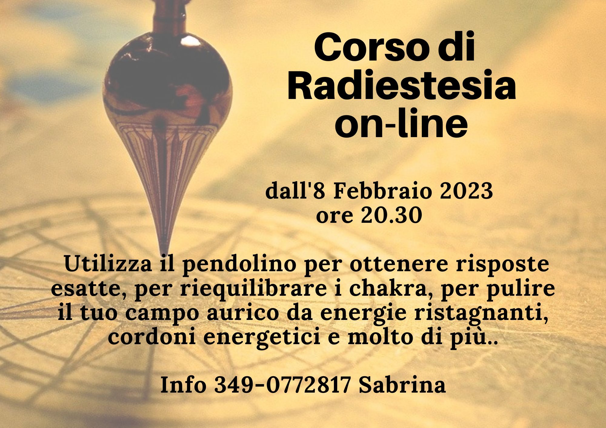 Corso Radiestesia on-line