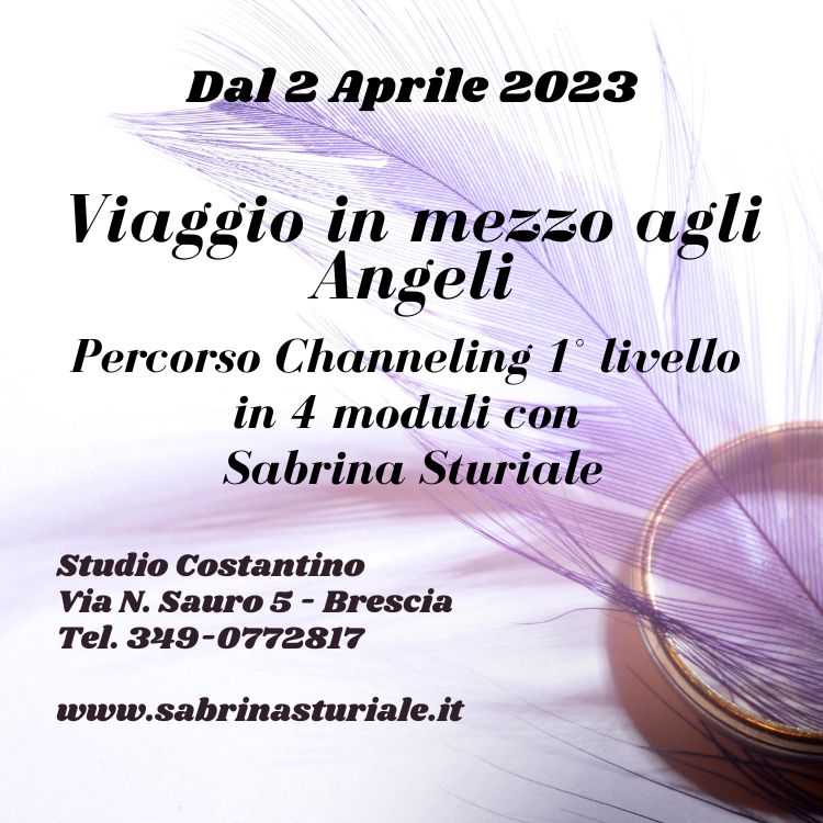 Viaggio in mezzo agli Angeli - Percorso Channelling 1° Livello