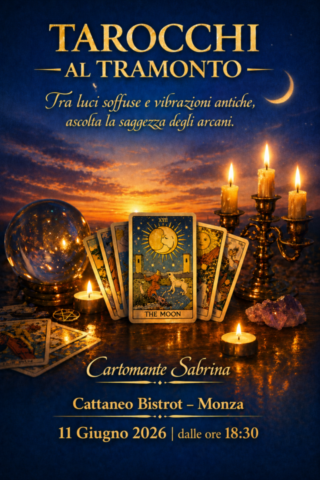 Tarocchi al Tramonto - Cattaneo Bistrot Monza